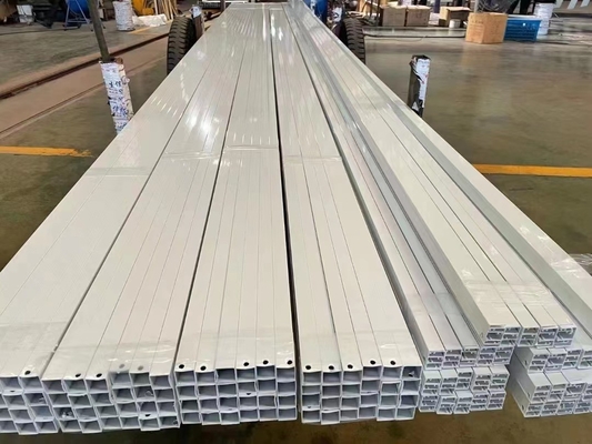 Extruded Aluminium Profile Tubes For Shelf Large Quantity Mill Finish 6063/6061 T5 Alloy