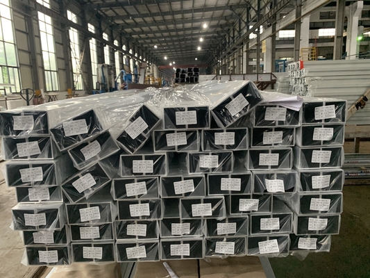 Extruded Aluminium Profile Tubes For Shelf Large Quantity Mill Finish 6063/6061 T5 Alloy