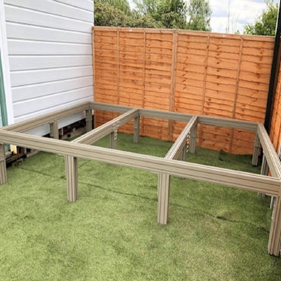Shengxin Aluminium T-shape Aluminium Decking Joists with Aluminium Extrusion Profile