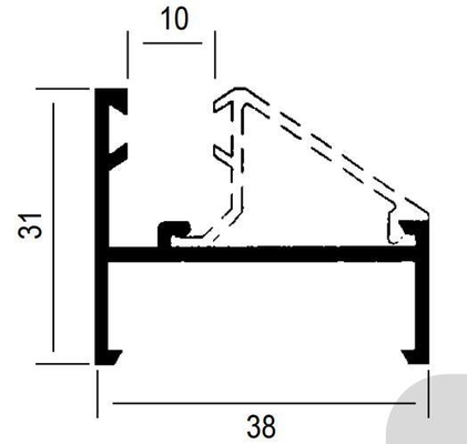 Colombia Series7038 5020 3831 744 8025 Shengxin 6063 T5 Aluminum Extrusion Profiles for Door