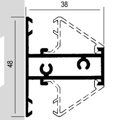 Colombia Series7038 5020 3831 744 8025 Shengxin 6063 T5 Aluminum Extrusion Profiles for Door