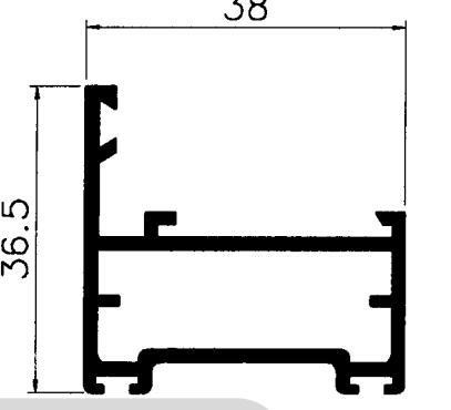 Colombia Series7038 5020 3831 744 8025 Shengxin 6063 T5 Aluminum Extrusion Profiles for Door