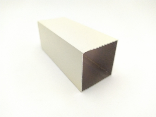 Chemical Composition Aluminium Square Tubes for Blinds Shutters and Customized Thickness
