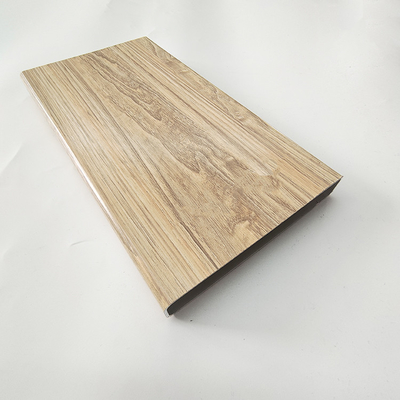 5.8-6.0M Length 3D Wood Grain Aluminium Extrusion Profiles for Windows Doors Pergola Floor