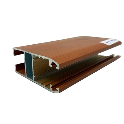Shengxin Window Frame Extrusion Aluminium Profile with Wooden Grain Length 5.8-6.0M