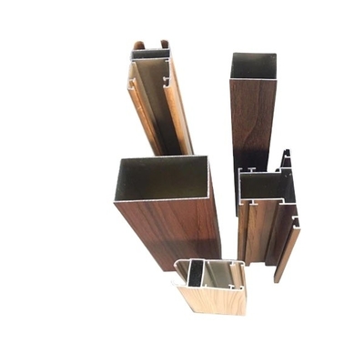 Shengxin Window Frame Extrusion Aluminium Profile with Wooden Grain Length 5.8-6.0M