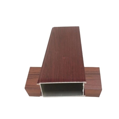 Shengxin Window Frame Extrusion Aluminium Profile with Wooden Grain Length 5.8-6.0M