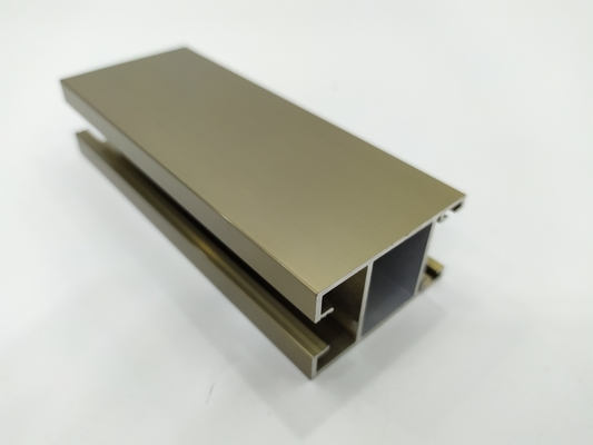 Customizable Wood Grain Aluminium Extrusion Profiles for Architectural Designs Blanco