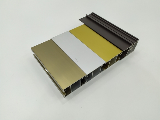 Large Aluminium Extrusion Profile 6063 Grade Alloy For Windows And Doors Applications