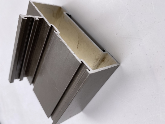 6063 Aluminum Alloy 5.8-6.0M Length Aluminum Profiles for Casement Windows 28/30.5