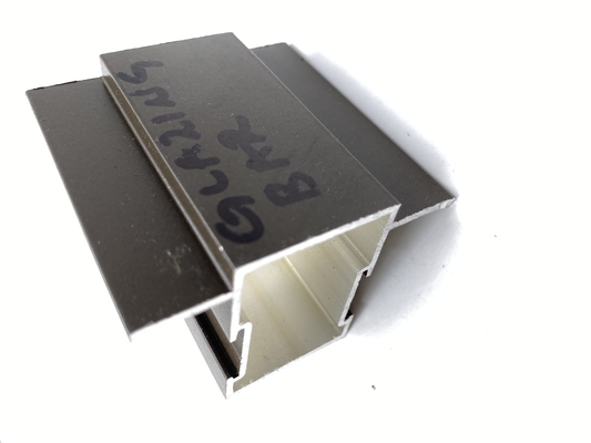 6063 Aluminum Alloy 5.8-6.0M Length Aluminum Profiles for Casement Windows 28/30.5