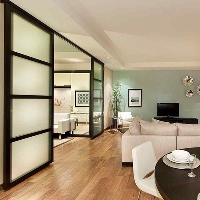 Aluminum Profile for Door Window 6000 Series Grade Interior Sliding Glass Wall Frame
