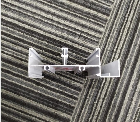 Chemical Composition Aluminium Alloy Sliding Door Profiles with Cabezal and Zoclo