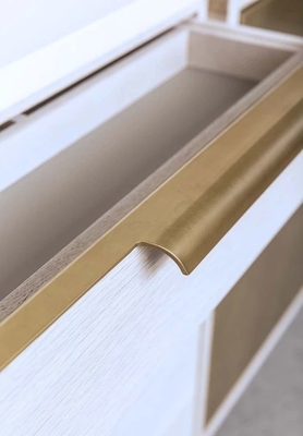 SHENGXIN Aluminium Profile for Glass Kitchen Doors Deep Processed and CNC Drilled