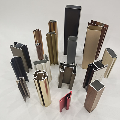 Wood Grain Transfer Aluminum Extrusion for Window Profiles in Central and South America