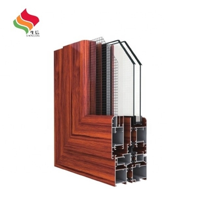 Customized 6063 T5 Aluminum Profile for Casement Window Alloy or Not CNC Deep Process