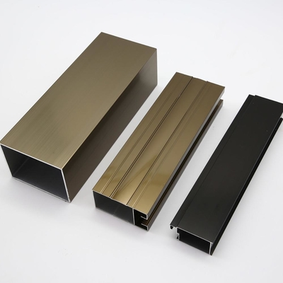0.8mm-2.0mm Thickness Aluminum Profile For Doors And Windows With GB5237-2008 Standard