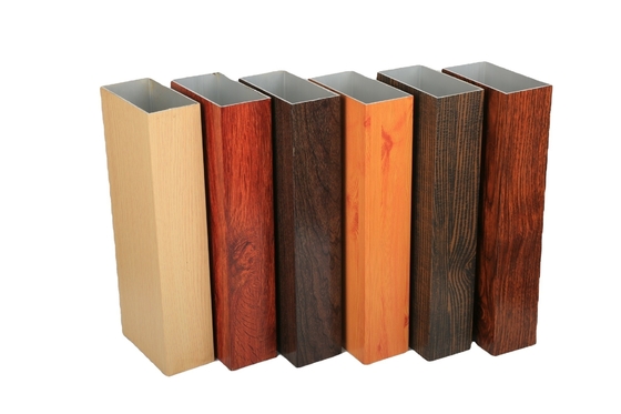 Variety of Wood Grain Aluminium Extrusion Profiles for Customized Window Solutions