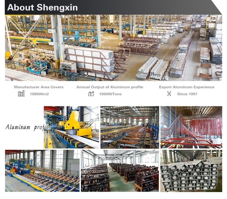 Aluminum Profile for Windows and Doors Tolerance ±1% Length 0.1-12m Perfil de Aluminio