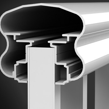 Aluminium Profile for Glass Railing 6000 Series Grade and Customized Thickness