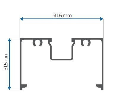 Mexico Windows and Doors Aluminium Extrusion Profiles Anodizing Powder Coating Mill Finish