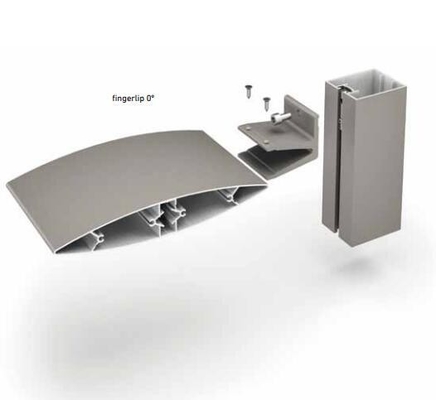 Powder Coating Sunbreaker System with Alloy Profile Blades Processing Service Punching