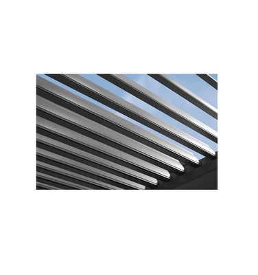 Temper T3-T8 Louvered Pergola Aluminum Gazebo with Adjustable Roof by Shengxin Aluminium