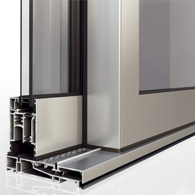 6000 Series Grade Double Glaze Aluminum Window Profile and Frame in Customized Colors