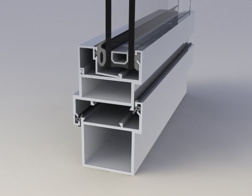 6000 Series Grade Double Glaze Aluminum Window Profile and Frame in Customized Colors