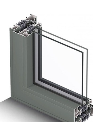 Building Construction Window and Doors Partition System with Square Alloy 6000 Series