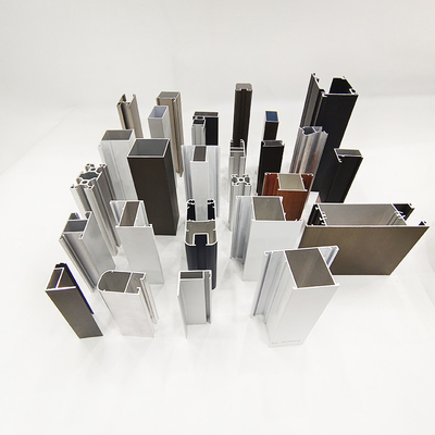 Aluminum Door and Window Frames Made with Customized Color Aluminum Extrusion Profiles
