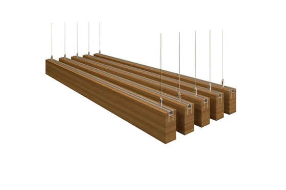 6063-T5 Frame Wood Pattern Building Aluminium Extrusion with Push and Pull Opening