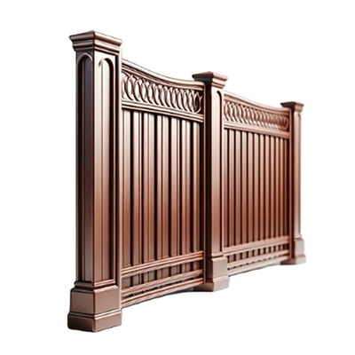 6063-T5 Frame Wood Pattern Building Aluminium Extrusion with Push and Pull Opening