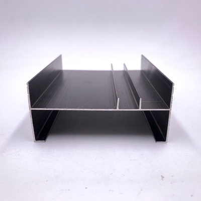Building Construction Window and Door Aluminum Profile Custom Silver Anodizing Extrusion