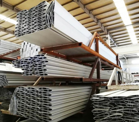 Mill Finish Custom Aluminum Profile For Doors And Windows Frame With Modern Design