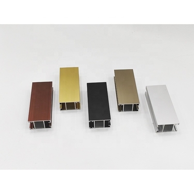 Anodized Aluminum Sliding Window Profiles with ISO9001/ISO14001/ISO18001 Certification