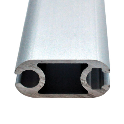 Customized Sliver Aluminum Keder Rails Track for Customer's Requst 0.8mm-2.0mm Thickness
