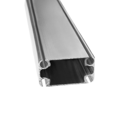 Customized Sliver Aluminum Keder Rails Track for Customer's Requst 0.8mm-2.0mm Thickness