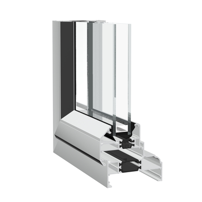 T3-T8 Temper Thermal Break Aluminum Profile Pivot Door and Windows Frame from Shengxin