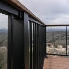 Decorations Grade 6000 Series Aluminum Balcony Railing for Walkways and Terraces