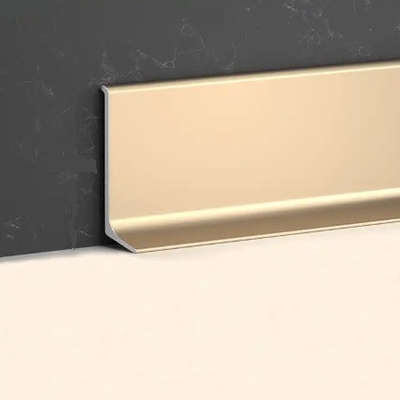 Punching Driling Precison Cutting CNC Aluminum Baseboards Led Baseboard For Skirting Board