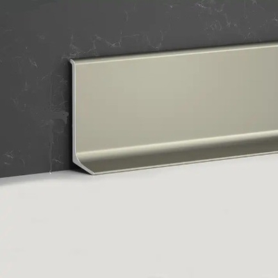 Mill Finish Aluminium LED Baseboard for Customized Wall Skirting Board and Floor Trim