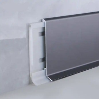 GB5237-2008 Standard Aluminum Baseboard Profile for LED Baseboard Floor Skirting Board