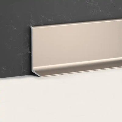 GB5237-2008 Standard Aluminum Baseboard Profile for LED Baseboard Floor Skirting Board
