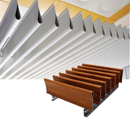 Baffles Ceiling Aluminium Profile for Fameline Aluminum Ceiling Systems by Shengxin