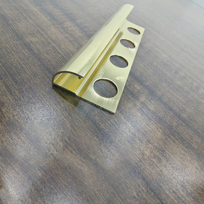 Aluminum Stair Nosing for Floor Decor 5.8-6.0M Length Deep Process Precision Drilling
