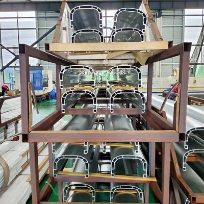 Aluminum Extruded Profiles Extrusion Aluminum for Building Projects 6000 Series Alloy