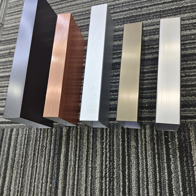 GB5237-2008 Standard Aluminium Window Frame Profile for Decoiling Processing Service