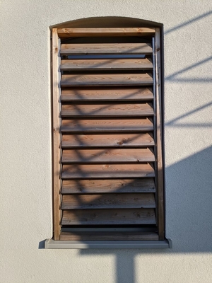 Rotatable Aluminium Slats for Garden 6000 Series Grade and Punching Processing Service