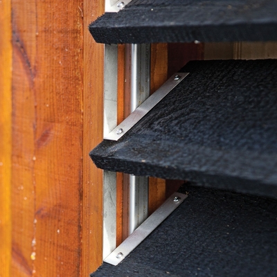 Rotatable Aluminium Slats for Garden 6000 Series Grade and Punching Processing Service